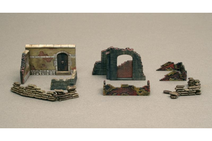 Model Kit doplňky 6090 - WALLS AND RUINS II (1:72)