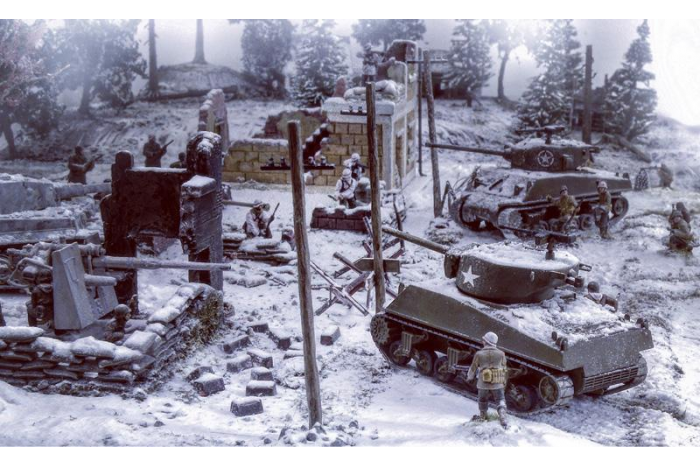 Model Kit diorama 6113 - BATTLE OF BASTOGNE (1:72)