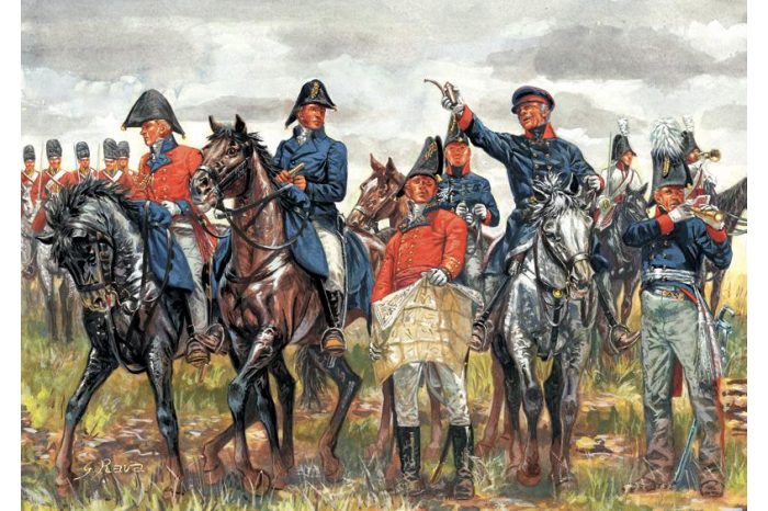 Model Kit figurky 6065 - BRITISH & PRUSSIAN GENERAL STAFF (NAP.WARS) (1:72)