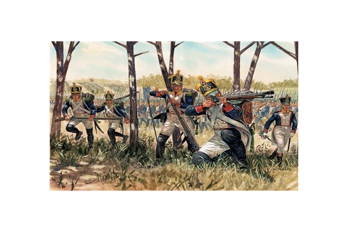 Model Kit figurky 6066 - NAPOLEONIC WARS: FRENCH INFANTRY (1:72)