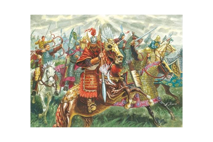 Model Kit figurky 6123 - CHINESE CAVALRY (XIIIth CENTURY) (1:72)