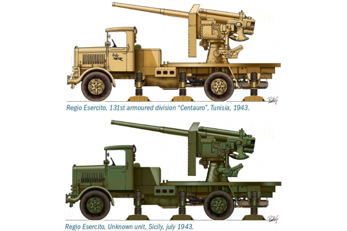 Fast Assembly military 7508 - Autocannon Ro3 with 90/53 AA gun (1:72)