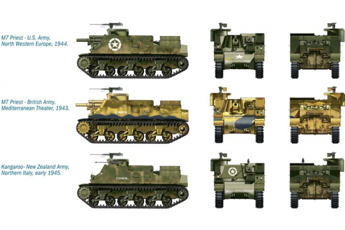 Fast Assembly military 7513 - M7 PRIEST / KANGAROO (1:72)