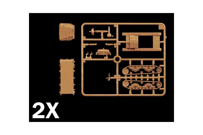 Fast Assembly military 7519 - SEMOVENTE M40 da 75/18 (1:72)