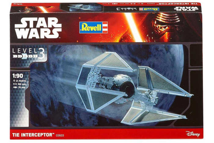 Plastic ModelKit SW 03603 - TIE Interceptor (1:90)