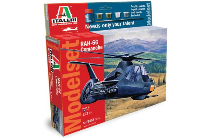 Model Set vrtulník 71058 - 1:72 RAH-66 COMANCHE (1:72)