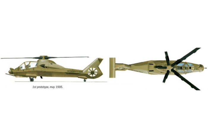 Model Set vrtulník 71058 - 1:72 RAH-66 COMANCHE (1:72)