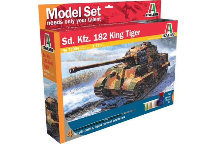 Model Set tank 77004 - 1:72 Sd.Kfz. 182 King Tiger (WWII) (1:72)