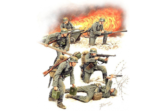 Model Kit figurky 3613 - German Sturmpioniere WWII (re-release) (1:35)
