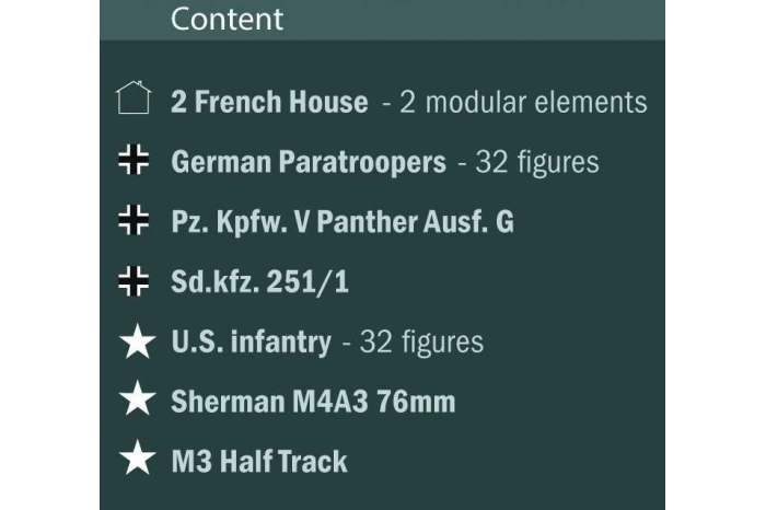 Model Kit diorama 6116 - OPERATION COBRA 1944 (1:72)