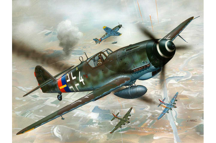 Plastic ModelKit letadlo 04160 - Messerschmitt Bf 109 G-10 (1:72)