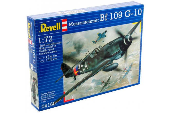 Plastic ModelKit letadlo 04160 - Messerschmitt Bf 109 G-10 (1:72)