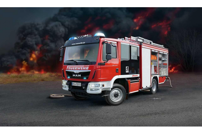 Plastic ModelKit auto 07452 - Schlingmann HLF 20 (MAN TGM Euro 6) (1:24)