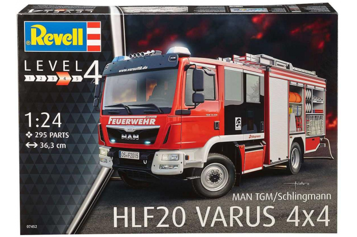 Plastic ModelKit auto 07452 - Schlingmann HLF 20 (MAN TGM Euro 6) (1:24)