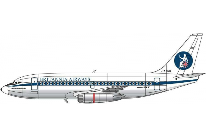 Classic Kit letadlo A04178A - Boeing 737-100 (1:144)