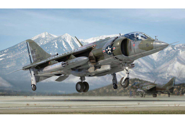 Classic Kit letadlo A04057 - Harrier AV-8A (1:72) - nová forma