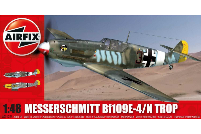 Classic Kit letadlo A05122A - Messerschmitt Bf109E- Tropical (1:48)