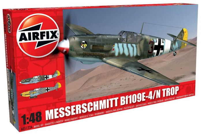 Classic Kit letadlo A05122A - Messerschmitt Bf109E- Tropical (1:48)