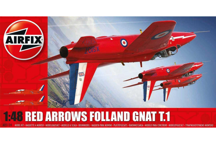 Classic Kit letadlo A05124 - Red Arrows Gnat (1:48)