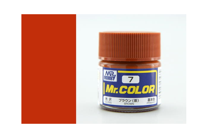 Mr. Color - C007: Hnědá lesklá (Brown Gloss)
