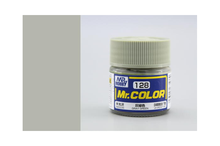 Mr. Color - C128: Šedo zelená pololesklá