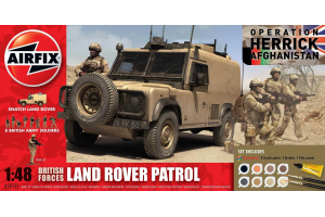 Gift Set military A50121 - British Forces - Land Rover Patrol (1:48)