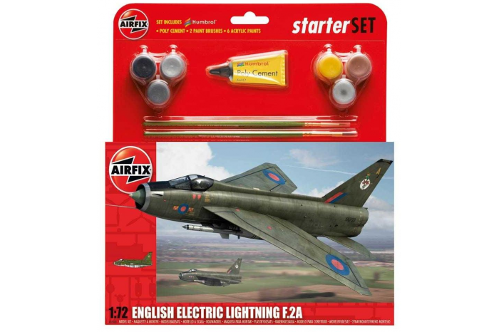 Starter Set letadlo A55305 - English Electric Lightning F2A (1:72)