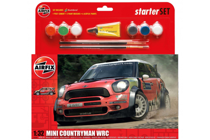 Starter Set auto A55304 - Mini Countryman WRC (1:32)