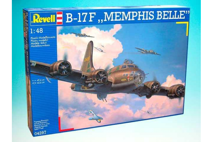 Plastic ModelKit letadlo 04297 - B-17 F Memphis Belle  (1:48)
