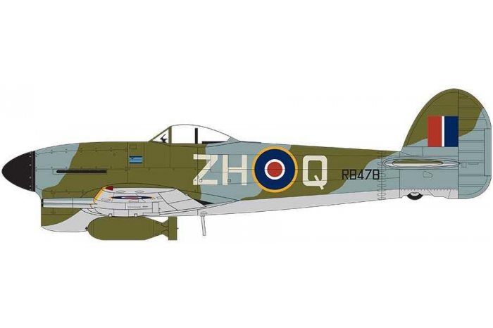 Starter Set letadlo A55208 - Hawker Typhoon Ib (1:72)