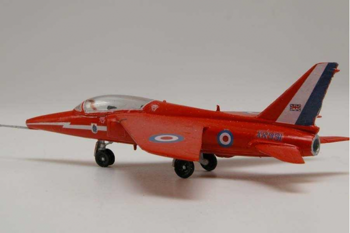 Starter Set letadlo A55105 - Red Arrows Gnat (1:72)