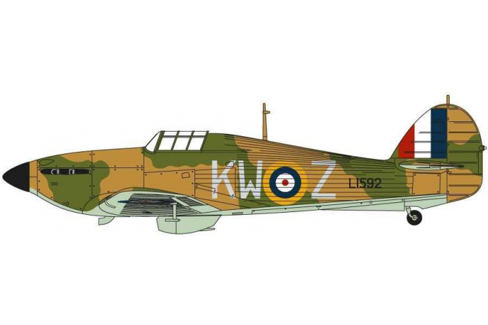 Starter Set letadlo A55111 - Hawker Hurricane Mk1 (1:72)