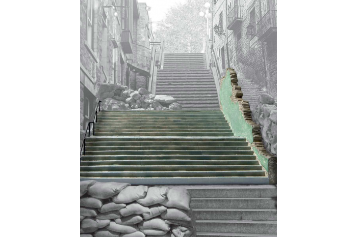 Classic Kit budova A75017 - European City Steps (1:72)