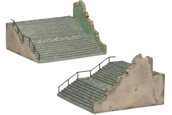 Classic Kit budova A75017 - European City Steps (1:72)