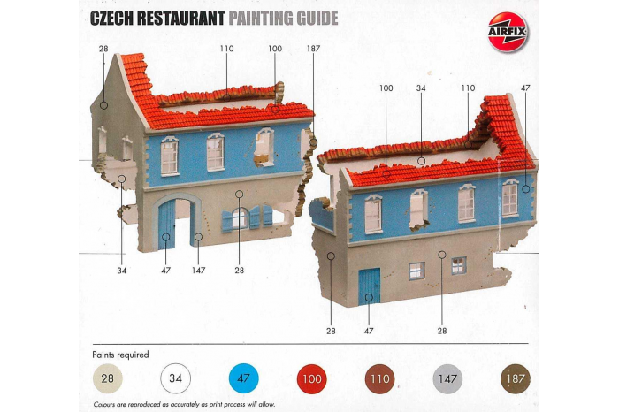Classic Kit budova A75016 - Czech Restaurant (1:72)