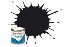 Humbrol barva email AA0237 - No 21 Black - Gloss - 14ml
