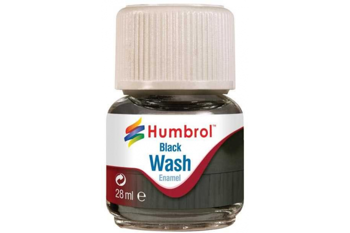 Humbrol barva email AV0201 - Wash - Black 28ml