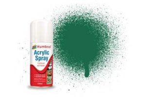 Humbrol sprej akryl AD6030 - No 30 Dark Green - Matt - 150ml