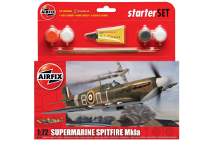 Starter Set letadlo A55100 - Supermarine Spitfire MK1a (1:72)