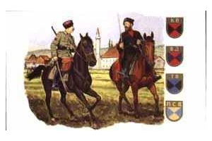 Model Kit figurky 6065 - GERMAN COSSACK CAVALRY (1:35)