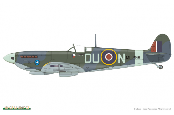 Spitfire Mk. IXc pozdní verze 1:48 - 8281